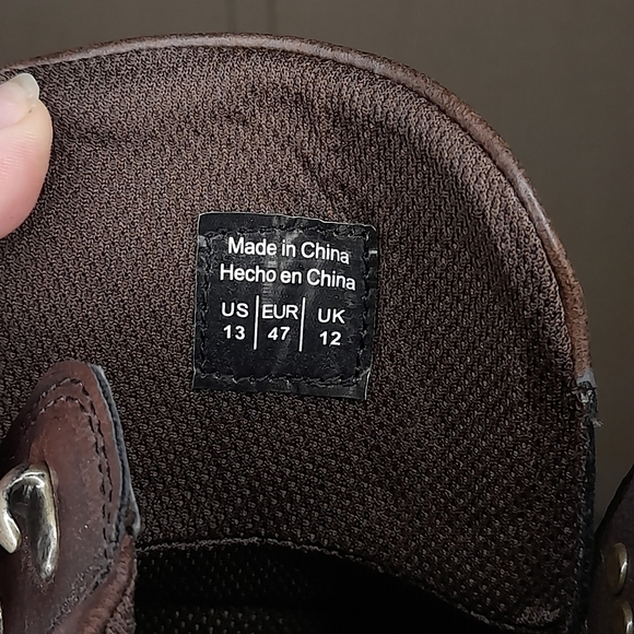 Red Ale By Alesbury Men's Derex Leather Utility Boot Brown - Picture 7 of 7